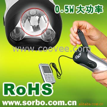 手摇手电筒,环保手电筒,手机充电器-月光宝盒