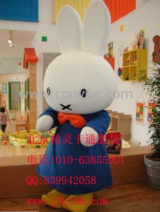 出售北京精灵卡通服装,西安卡通人偶服饰,聪明兔