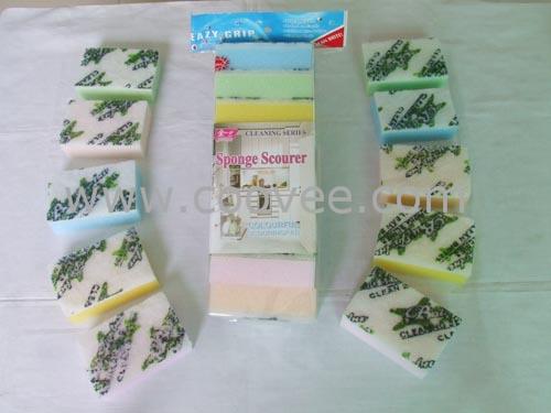 印花海绵百洁布,清洁用品,家居用品,日用品等