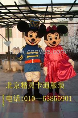 厂家直接供应北京精灵卡通服装,卡通人偶服饰,现场图