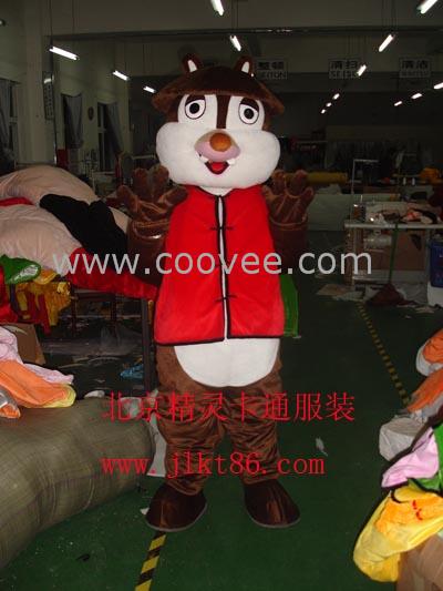 出售北京精灵卡通服装,卡通人偶服饰,松鼠