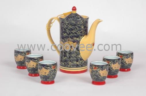黄帝龙青云直上八件套酒具A