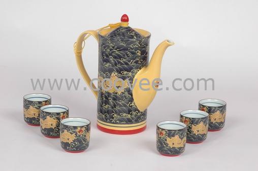 黄帝龙青云直上八件套酒具B