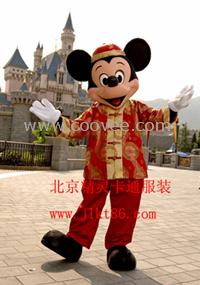 出售北京精灵卡通服装,江苏卡通服饰,表演卡通服装,唐装米奇
