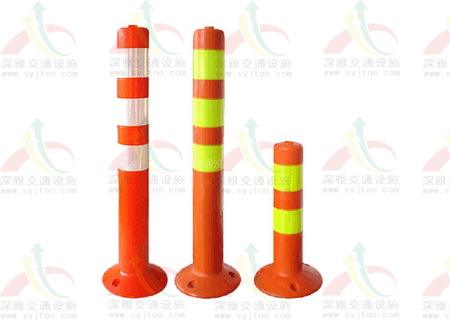广州交通设施深雅PVC弹力柱,示柱,环保柔性柱,抗折示柱,分道柱,柔性柱