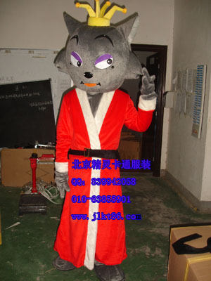 供应红太狼卡通服饰,北京精灵卡通服装,行走人偶