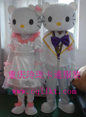 陕西西安卡通服装,宝鸡卡通服饰,动漫行走人偶