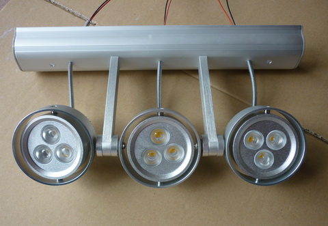 LED导轨灯外壳,LED射灯外壳,LED商业照明灯具