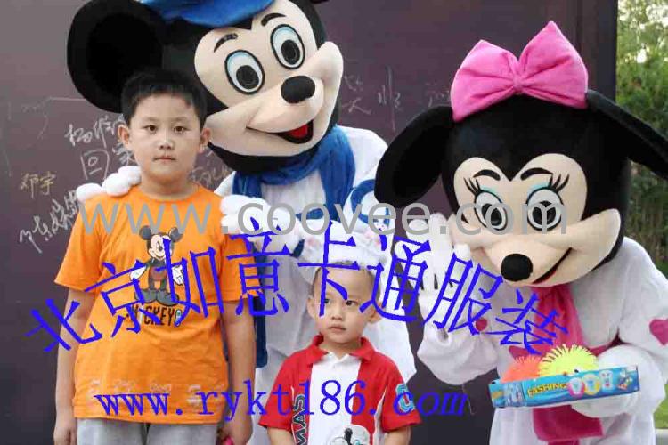 供应北京如意卡通服装,行走卡通服饰,米老鼠