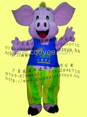 北京供应卡通人偶.卡通服装/可可猪