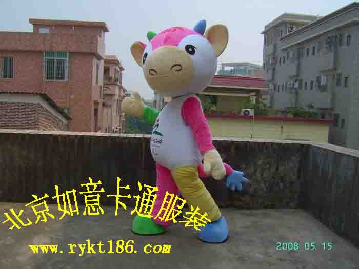 北京如意卡通服装,卡通人偶服饰,福牛乐乐