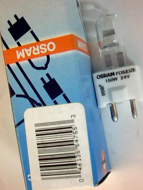 OSRAMHLX646646466536V400WG6.35充氙米泡,高射投影仪,显微镜