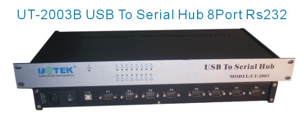 USB2.0到八口(RS-232)高速转换器UT-2003B
