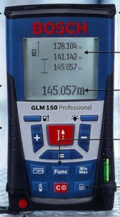 德国博世GLM150手持激光测距仪原装正品行货测距仪150米测距仪连云港激光测距仪博世测距仪