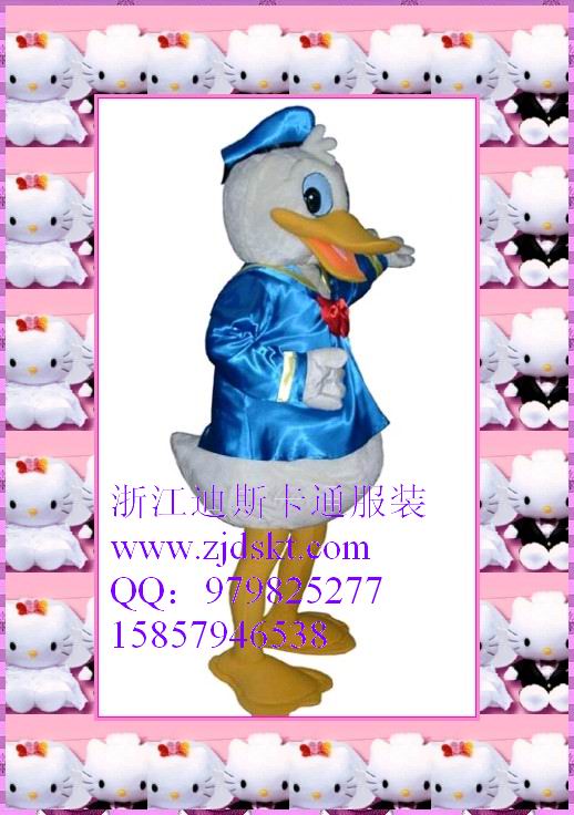 供应上海卡通服装,山西卡通人偶,卡通服装道具,唐老鸭