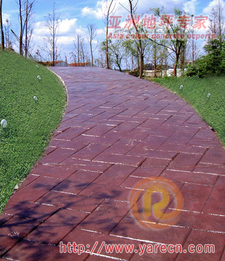 地坪材料/艺术压模地坪/彩色混凝土/压花水泥/彩色地坪(厂家特价直销)