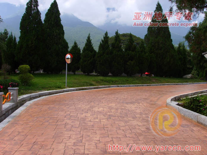 装饰混凝土艺术压花地坪压印地坪艺术压模地坪压模路面