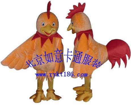 供应大黄鸡卡通人偶服饰,北京如意卡通服装,行走人偶