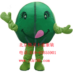 提供北京精灵卡通服装,卡通服饰,行走人偶,定做西瓜人偶