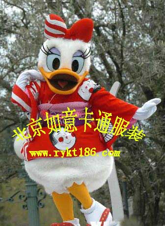 北京如意卡通服装出售日装唐老鸭卡通人偶服饰