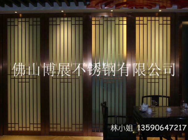 PVD真空电镀加工不锈钢玫瑰金门框
