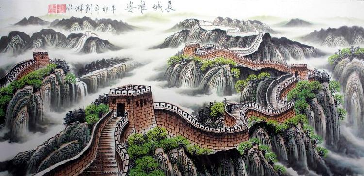 【国画山水画四尺】价格,产品供应,国画山水画四尺厂家批发-1024商务
