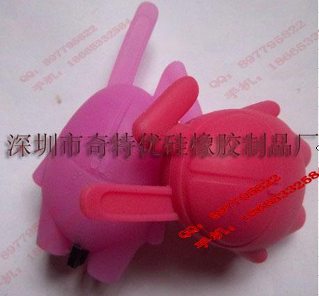 硅胶兔子U盘外壳