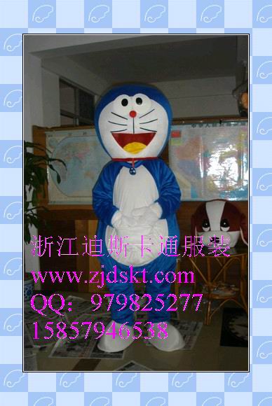 供应浙江迪斯卡通服装,云南卡通人偶服装,机器猫