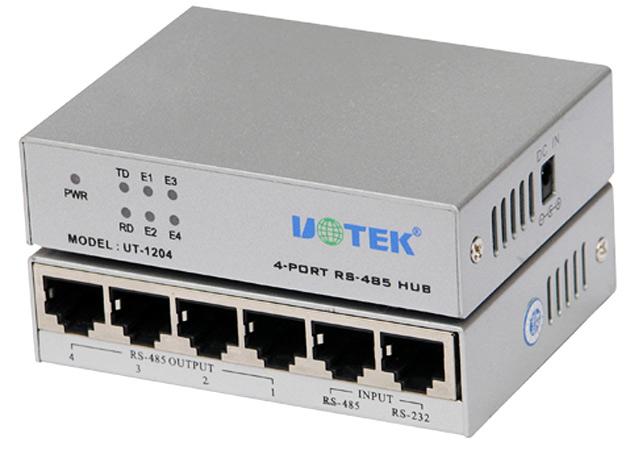 四口RS-485集线器(HUB)型号:UT-1204