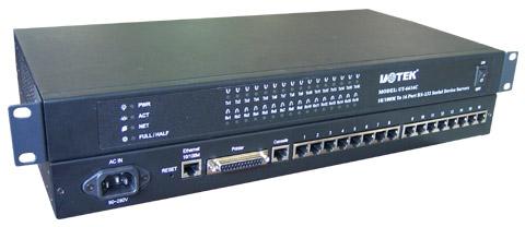 10/100MTCP/IP到十六口RS-232串口服务器型号:UT-6616C