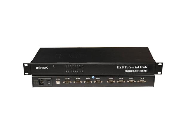 USB2.0到八口(RS-232)高速转换器型号:UT-2003B