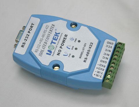产品名称:RS-485/422到RS-485/422光电隔离中继器UT-209