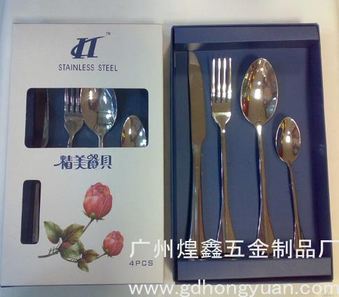 宁波不锈钢叉勺批发五金礼品餐具订做