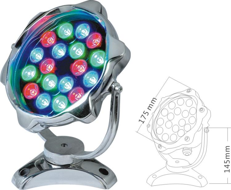 LED18*1W水底灯