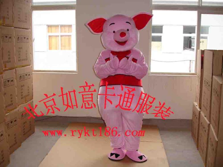 提供北京如意卡通服装,毛绒卡通服饰,粉红猪