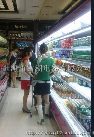 豪华风幕柜,立式风幕柜,酒店风幕柜,超市风幕柜,点菜风幕柜