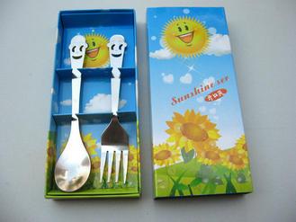 环保不锈钢餐具笑脸不锈钢餐具