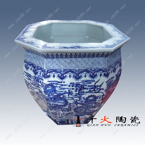 供应景德镇陶瓷花盆,陶瓷盆景盆