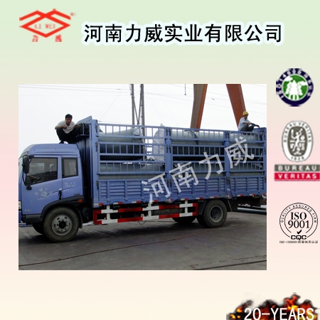 力威衬胶管道之发货车辆
