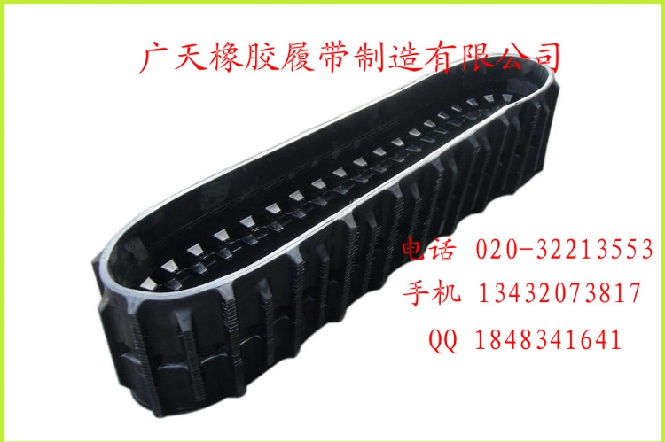神钢SK120橡胶履带护胶板
