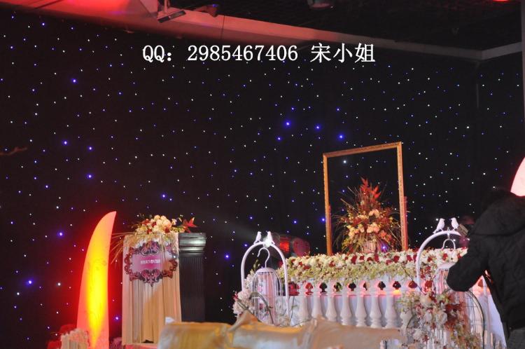 星星婚庆舞台星光幕布厂家直销~