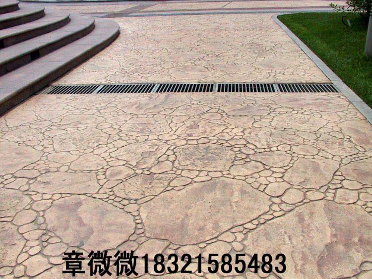 彩色艺术地坪艺术地坪模具压花艺术地坪