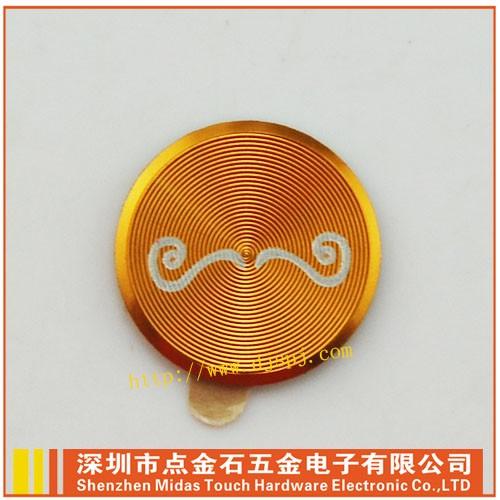 iphone5常规金属按键贴批发