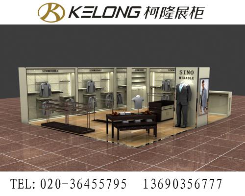 服装卖店展示柜,柯隆服装展柜设计制作