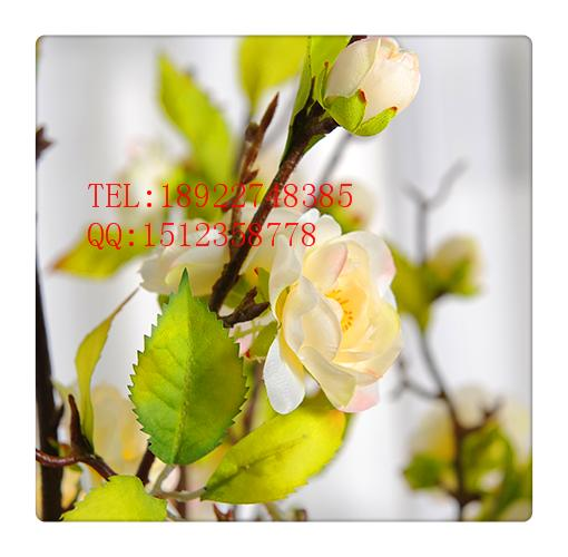 仿真海棠花把束批发仿真花假花绢花塑料花