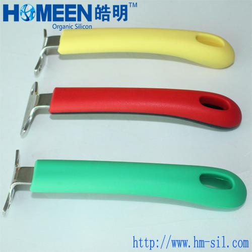 包硅胶隔热锅手柄,硅胶隔热炒锅手柄