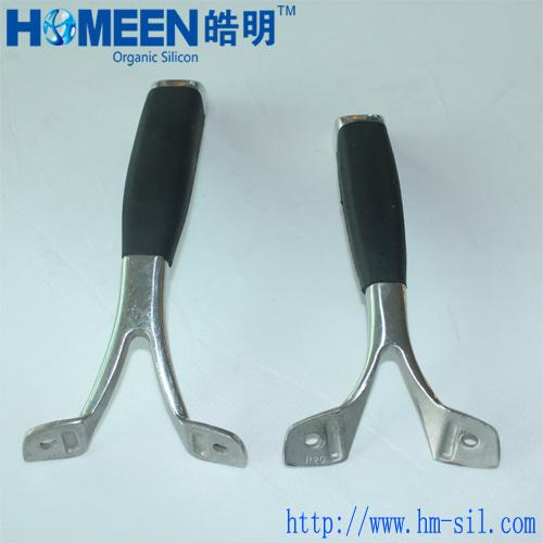 精铸煎锅手柄,精铸包硅胶煎锅手柄