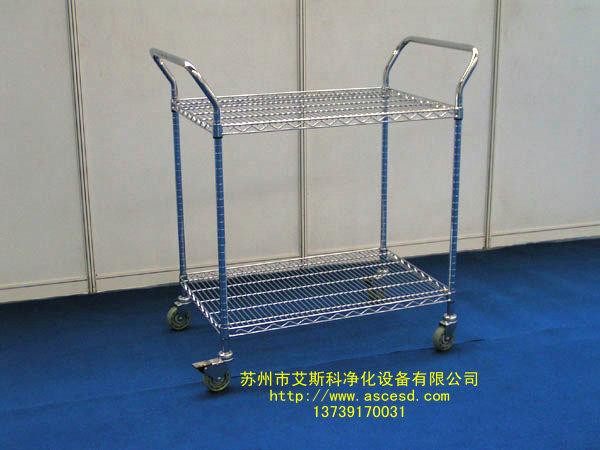 双层网格手推车镀铬手推车