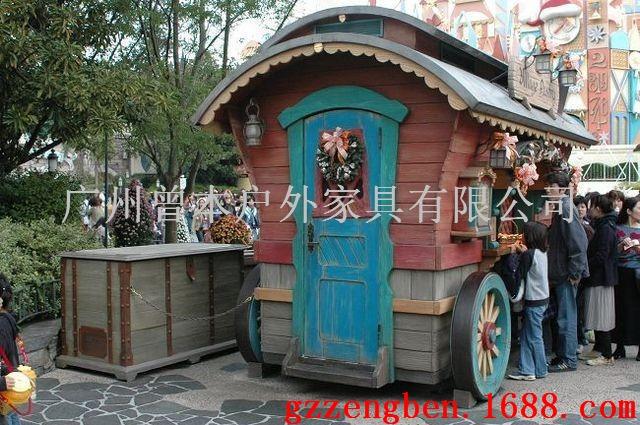 户外家具花样移动售货车手推车