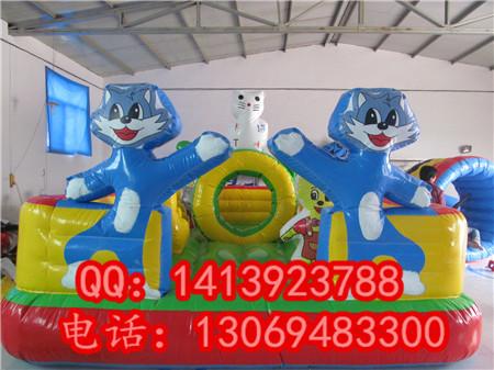 金翔室外充气游乐20平方蓝猫形充气城堡